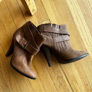 Aldo Brown Stiletto Boots